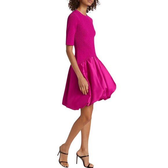 SIMKHAI  Kenny Ribbed Bubble Mini Dress Size XS NEW - Picture 3 of 13